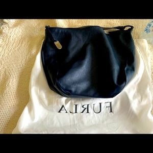 Furla Navy Blue Hobo